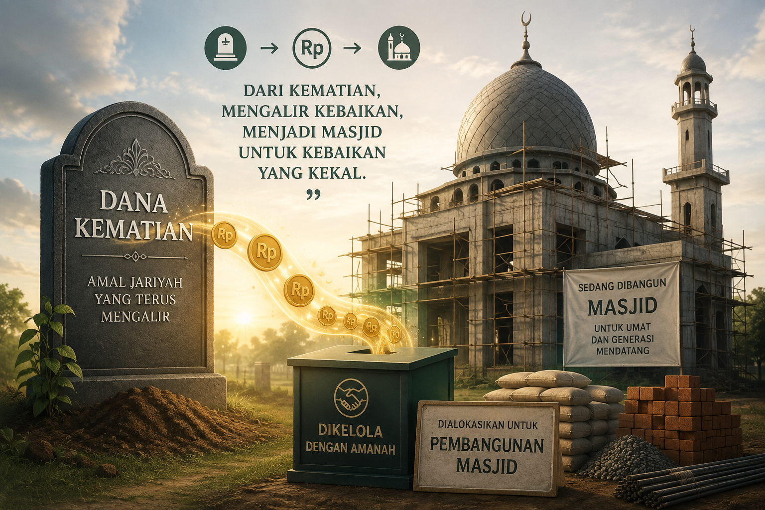 Bolehkah Dana Kematian Digunakan Untuk Keperluan Masjid?
